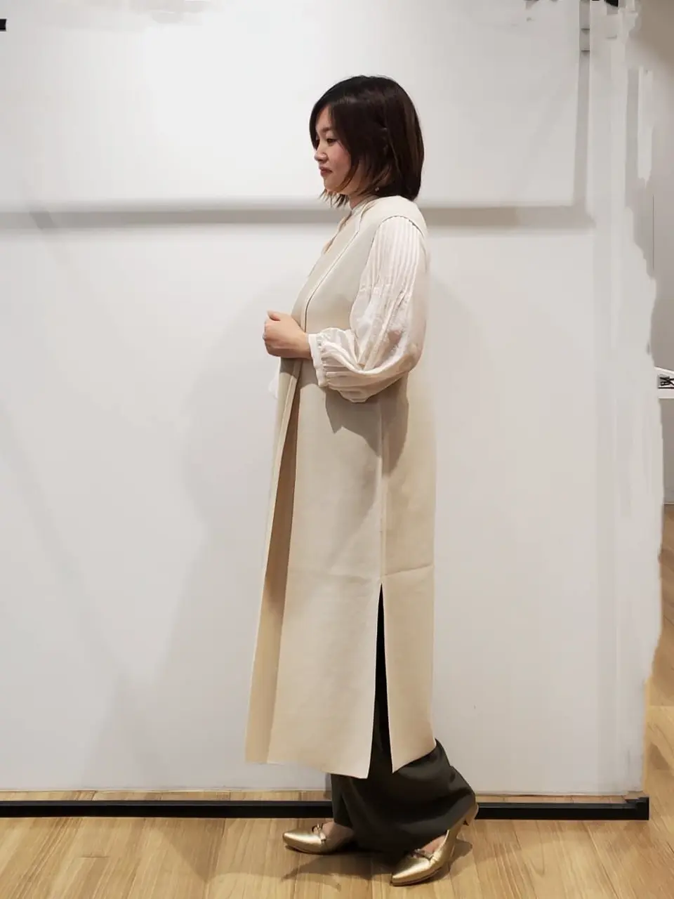 自由区 eri コーディネート画像