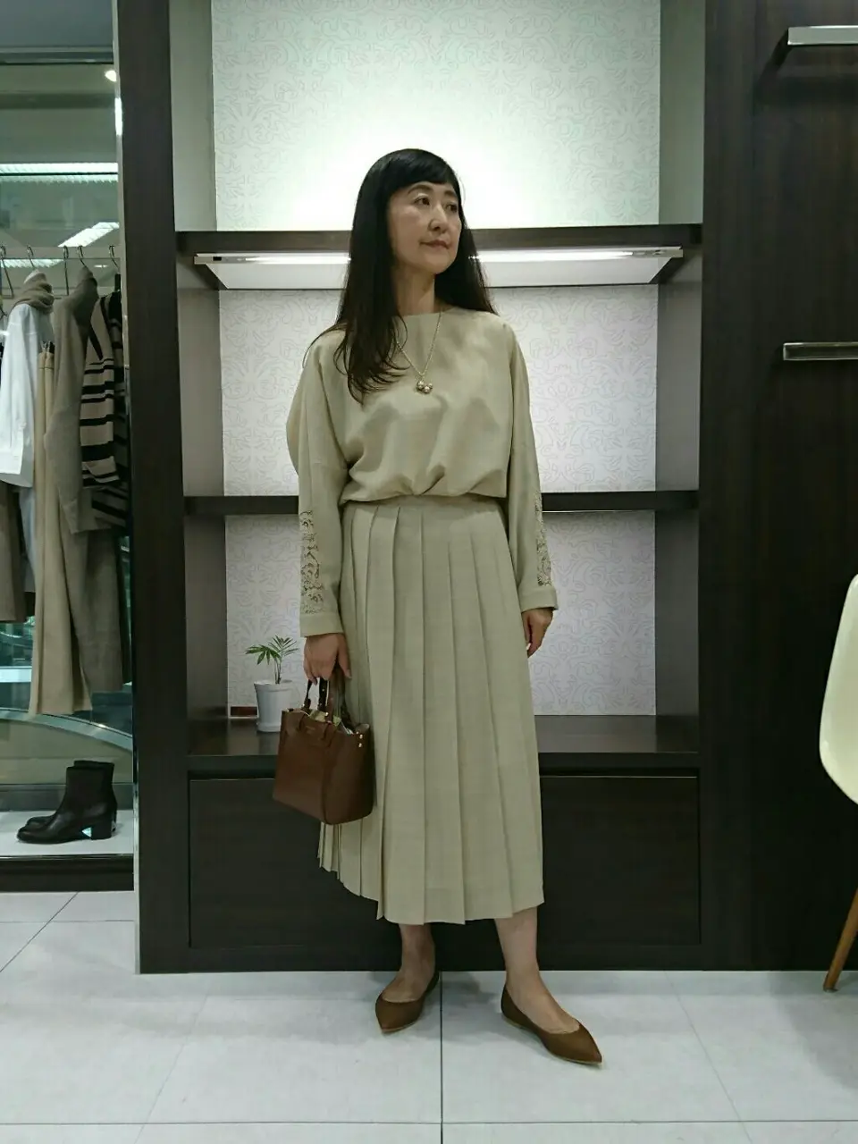 自由区 新保 コーディネート画像