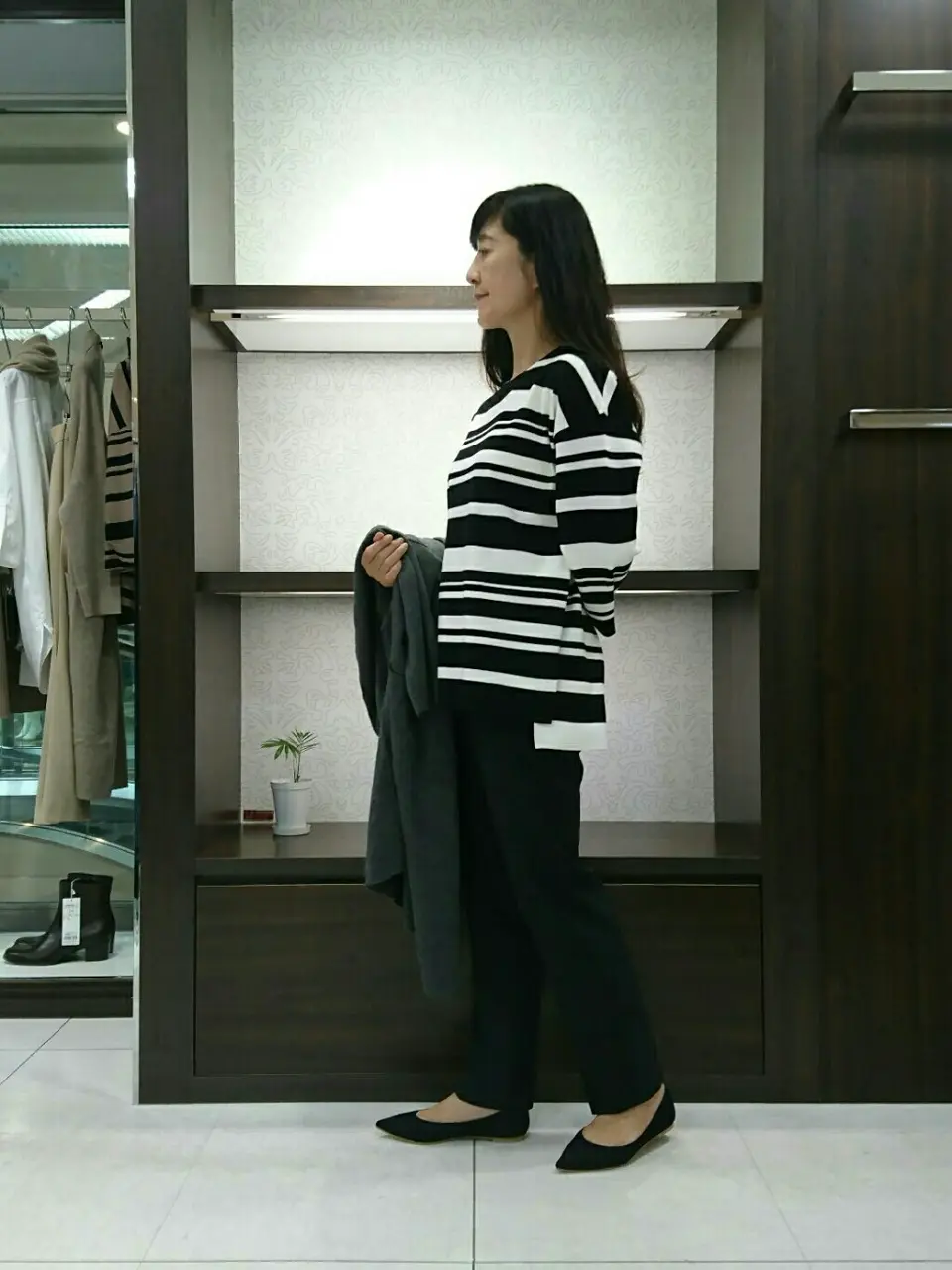 自由区 新保 コーディネート画像