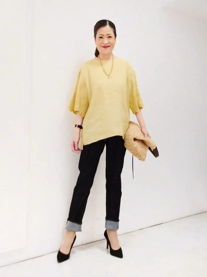 自由区 八田 コーディネート画像