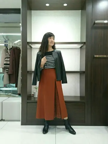 自由区 新保 コーディネート画像