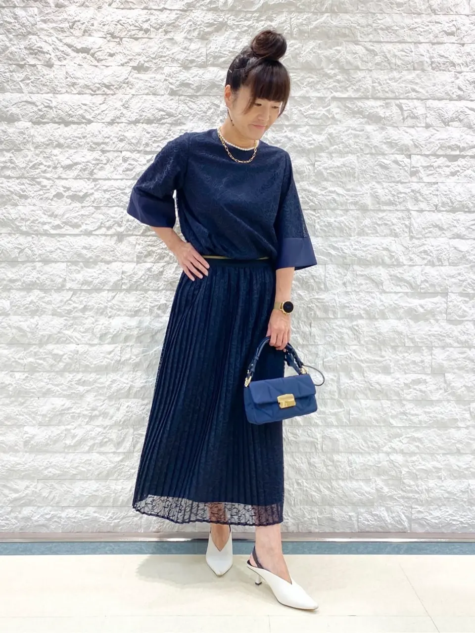 自由区 林 コーディネート画像