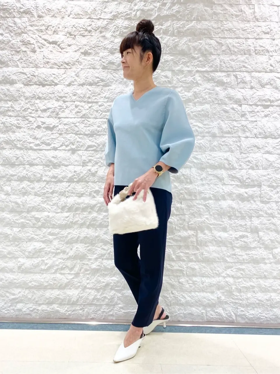 自由区 林 コーディネート画像