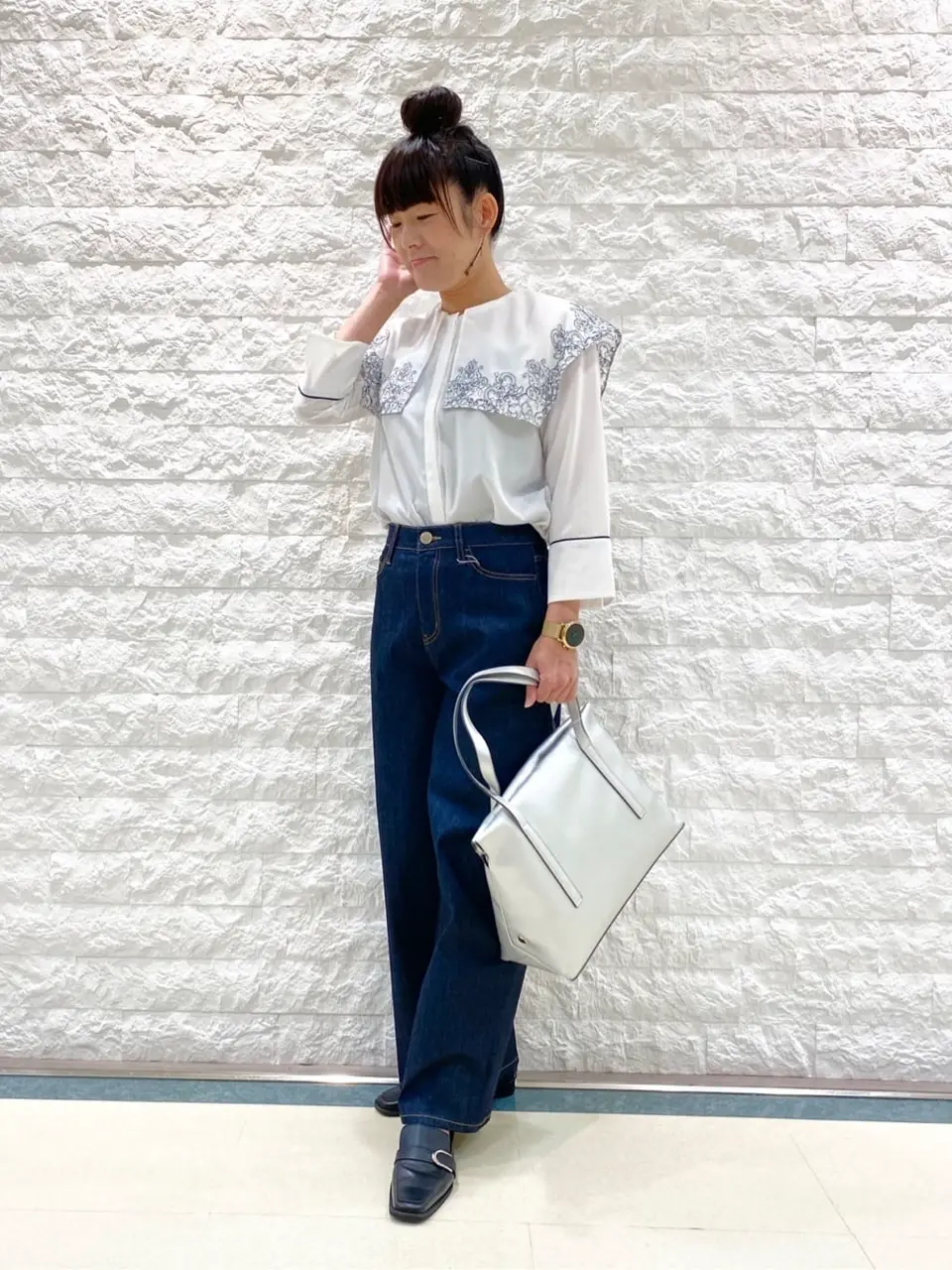 自由区 林 コーディネート画像