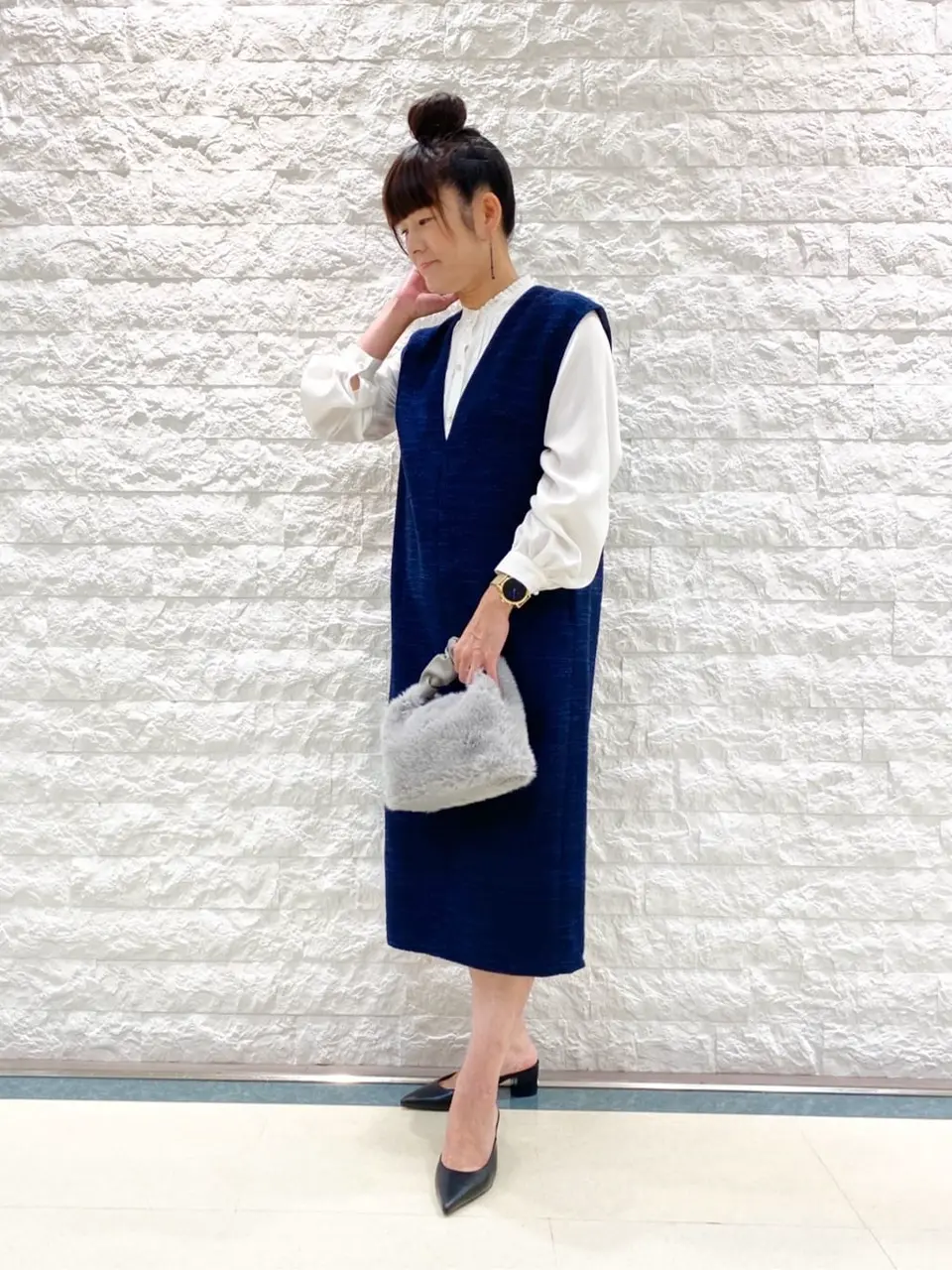 自由区 林 コーディネート画像