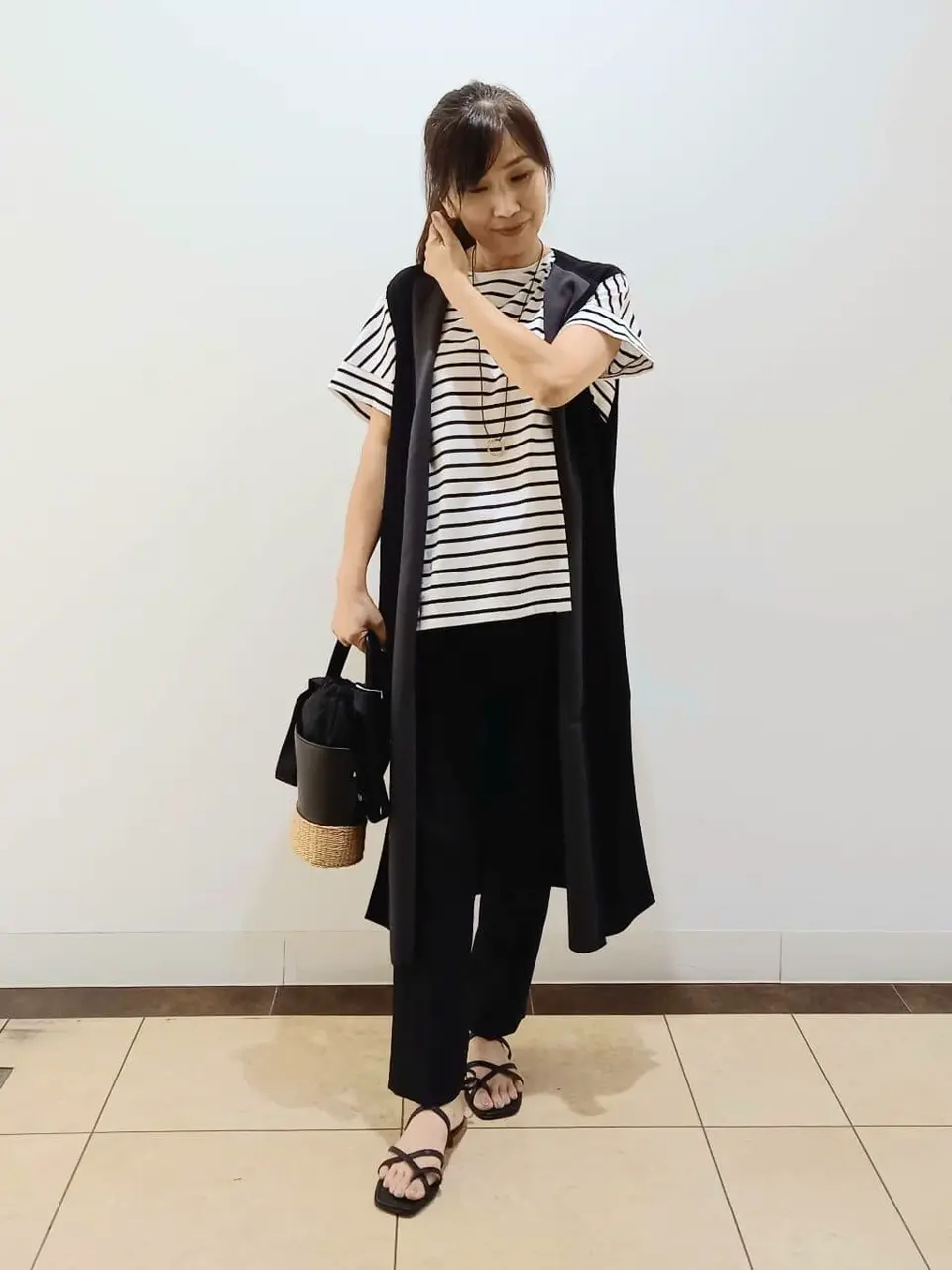 自由区 中川 コーディネート画像