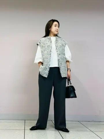 自由区 上島 コーディネート画像