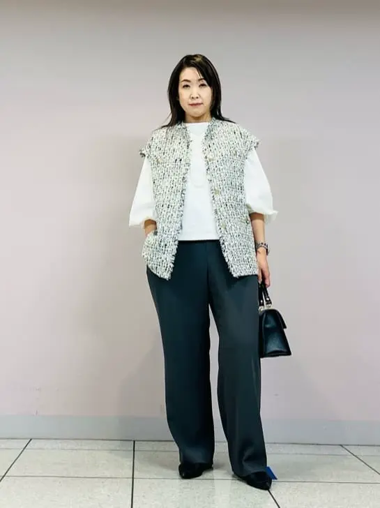 自由区 上島 コーディネート画像