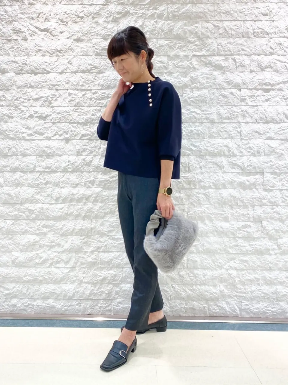 自由区 林 コーディネート画像