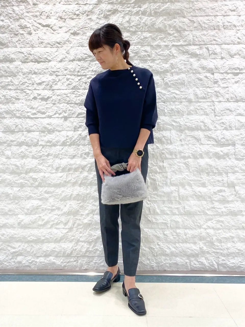 自由区 林 コーディネート画像