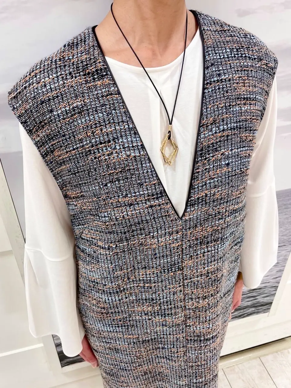 自由区 中鉢 コーディネート画像