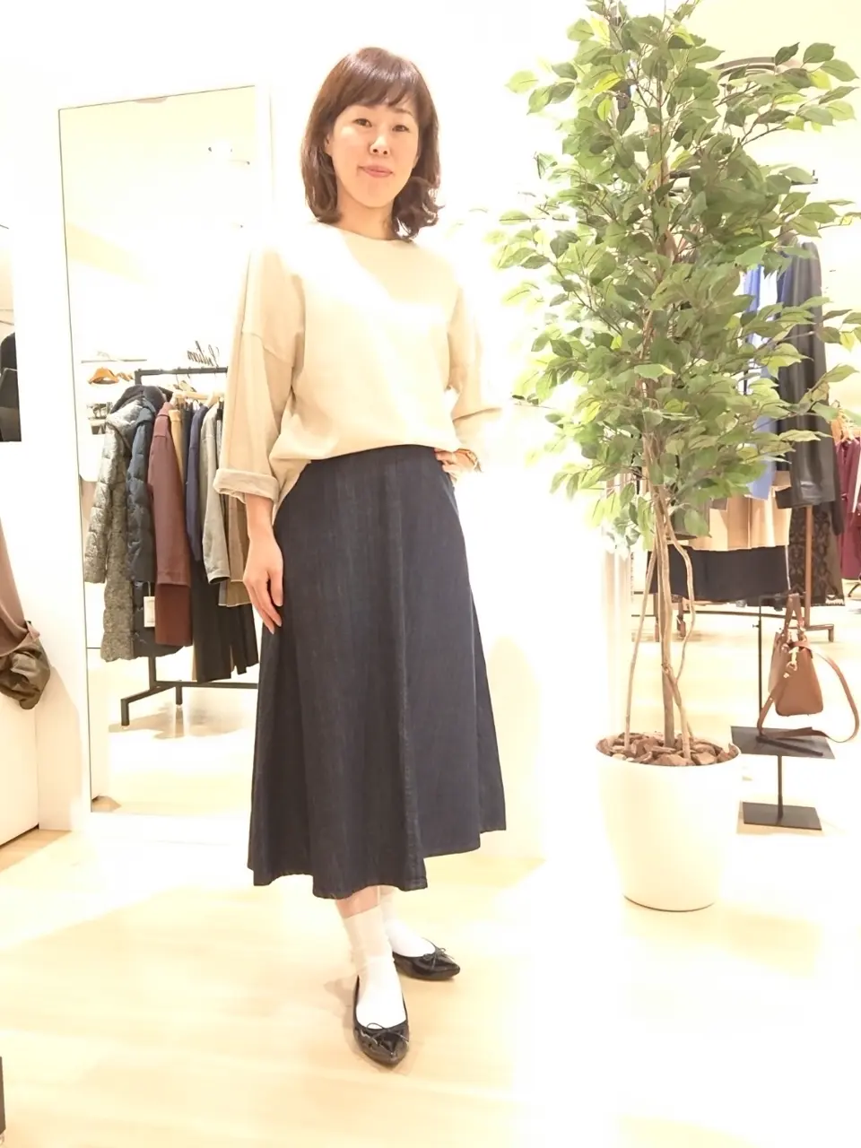 自由区 田辺 コーディネート画像