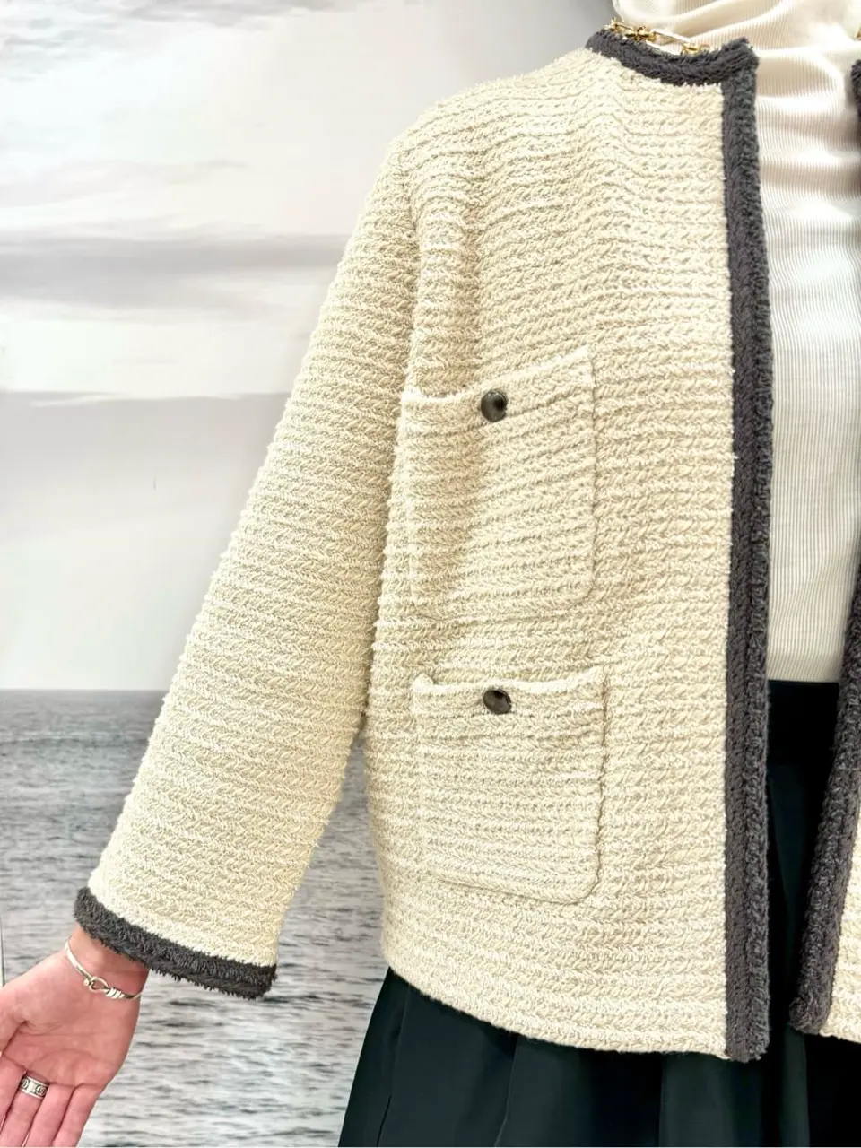 自由区 中鉢 コーディネート画像