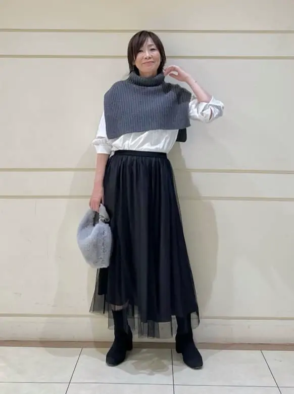 自由区 maruri コーディネート画像