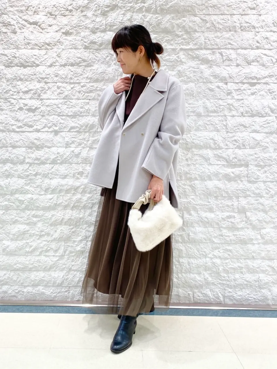 自由区 林 コーディネート画像