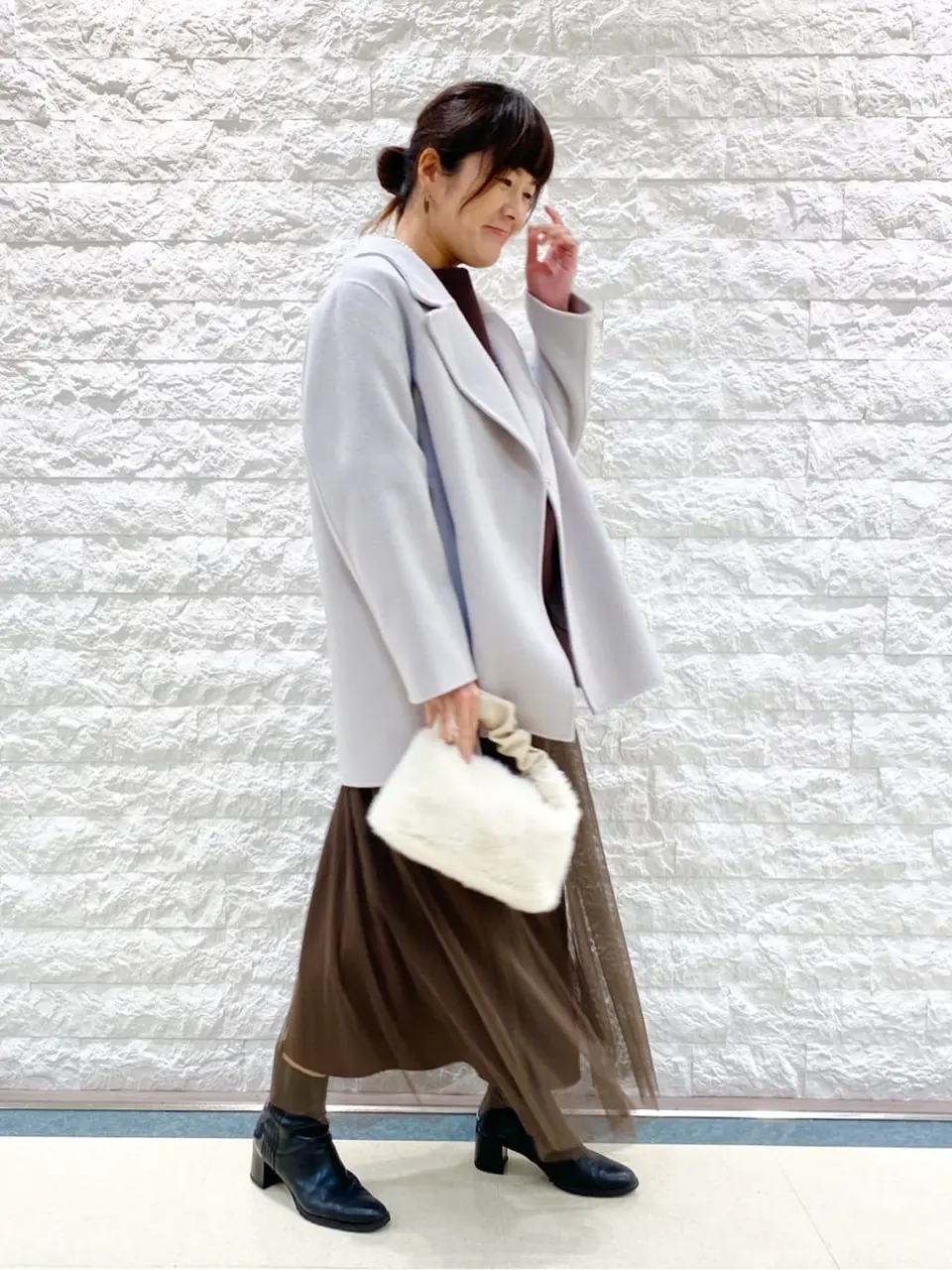 自由区 林 コーディネート画像