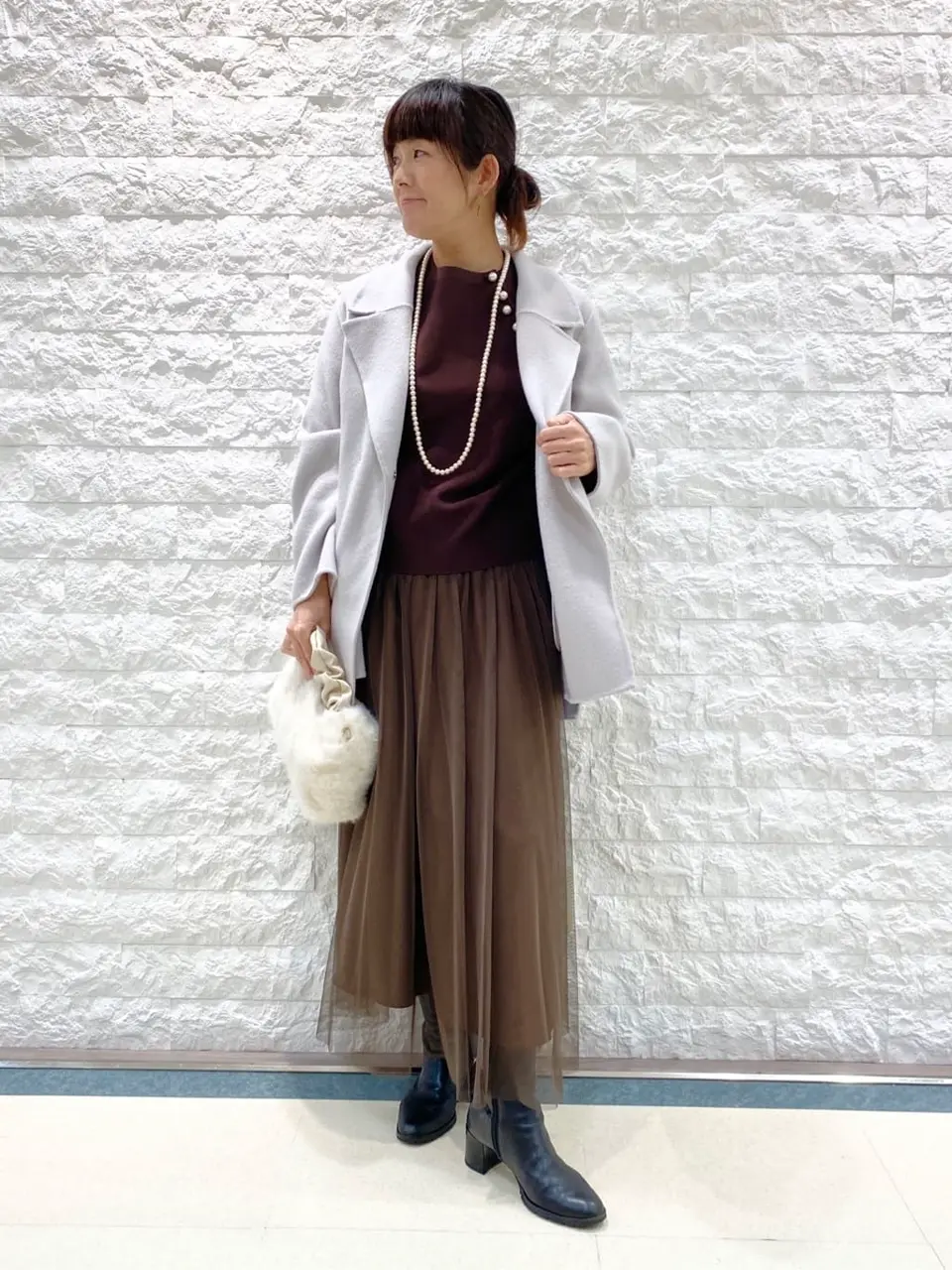 自由区 林 コーディネート画像