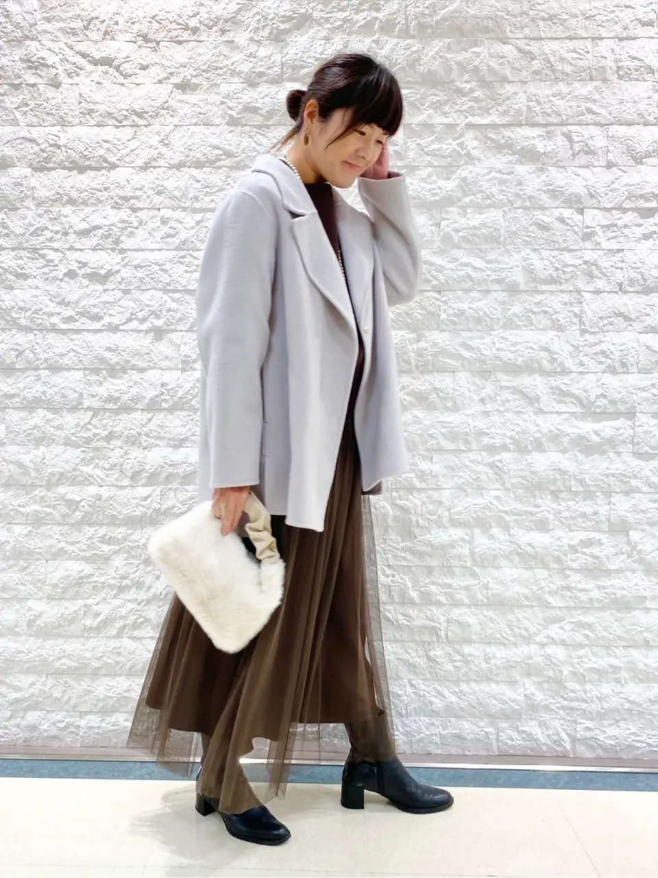 自由区 林 コーディネート画像