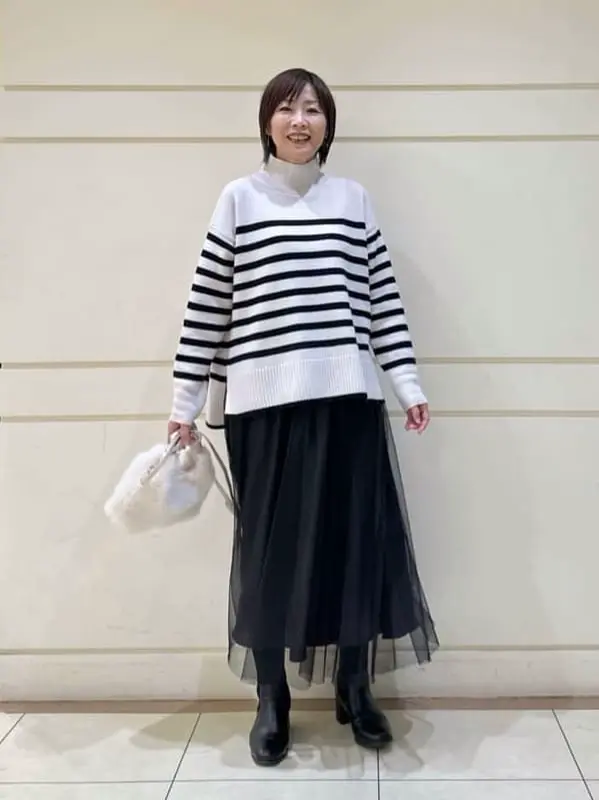 自由区 maruri コーディネート画像