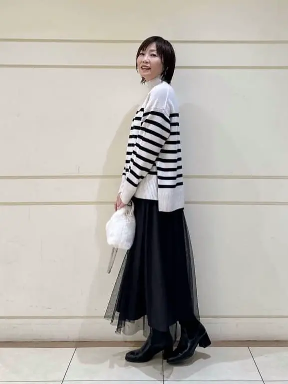 自由区 maruri コーディネート画像