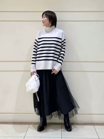 自由区 maruri コーディネート画像