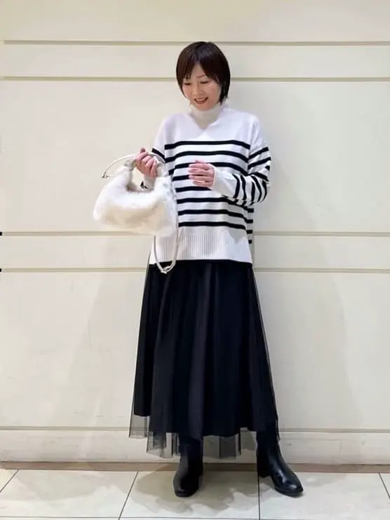 自由区 maruri コーディネート画像