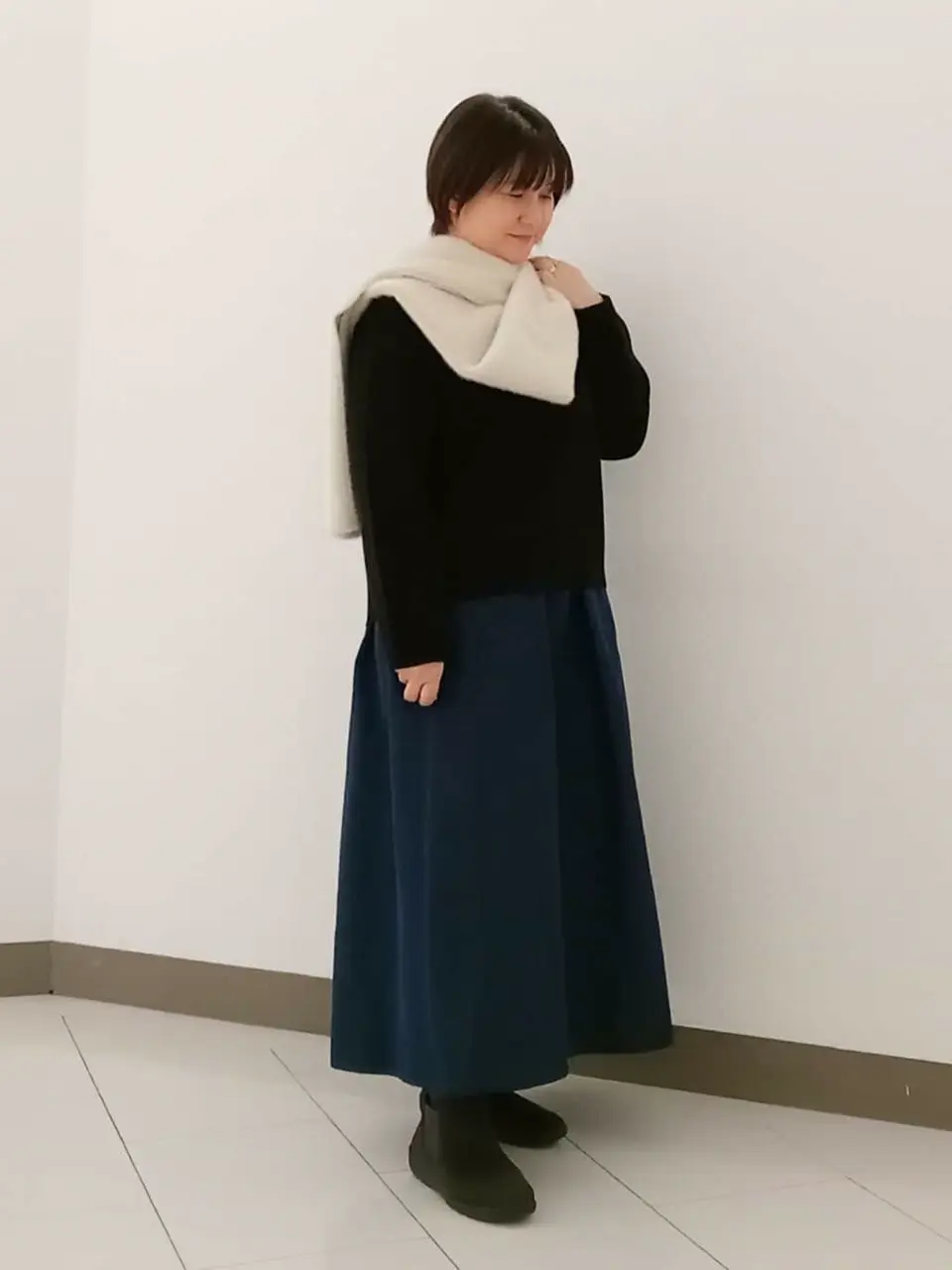 自由区 影 コーディネート画像