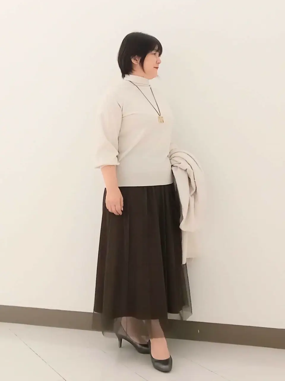 自由区 影 コーディネート画像