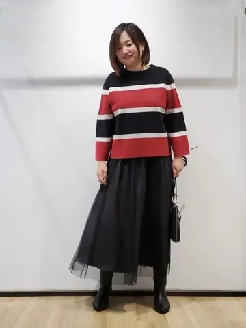 自由区 eri コーディネート画像