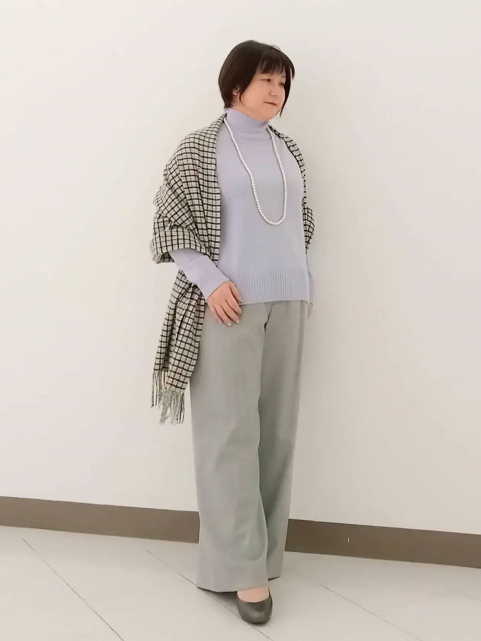 自由区 影 コーディネート画像