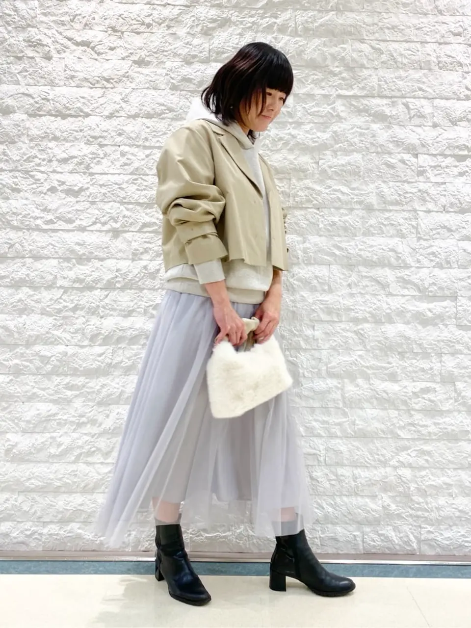 自由区 林 コーディネート画像