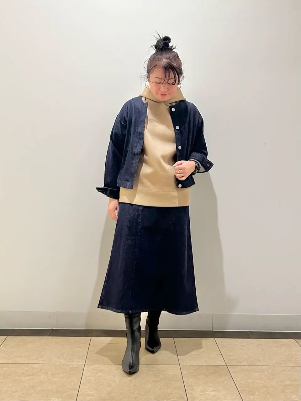 自由区 藤﨑 コーディネート画像