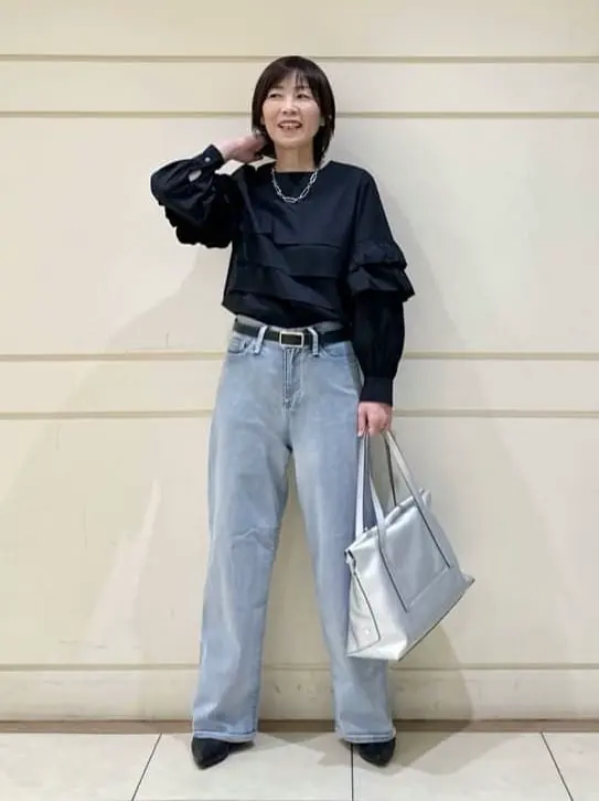 自由区 maruri コーディネート画像