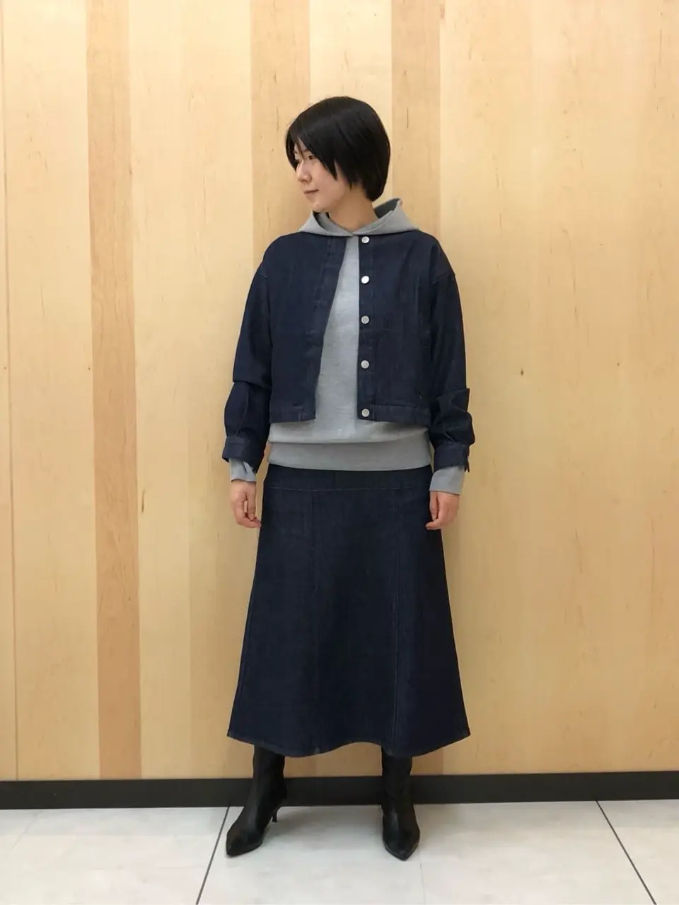 自由区 スタッフ コーディネート画像