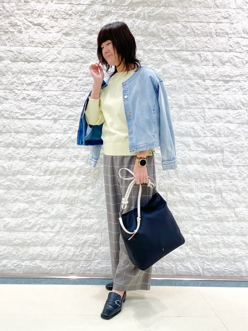 自由区 林 コーディネート画像