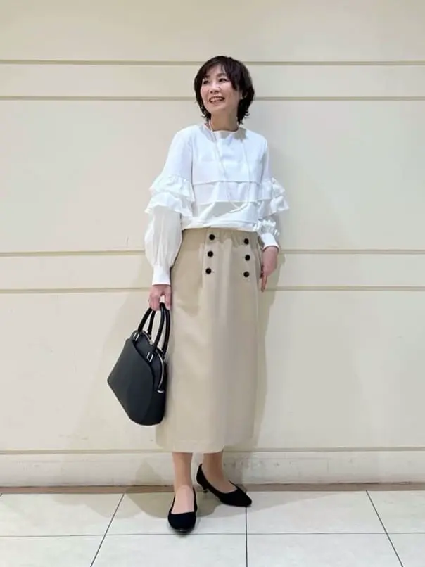 自由区 maruri コーディネート画像