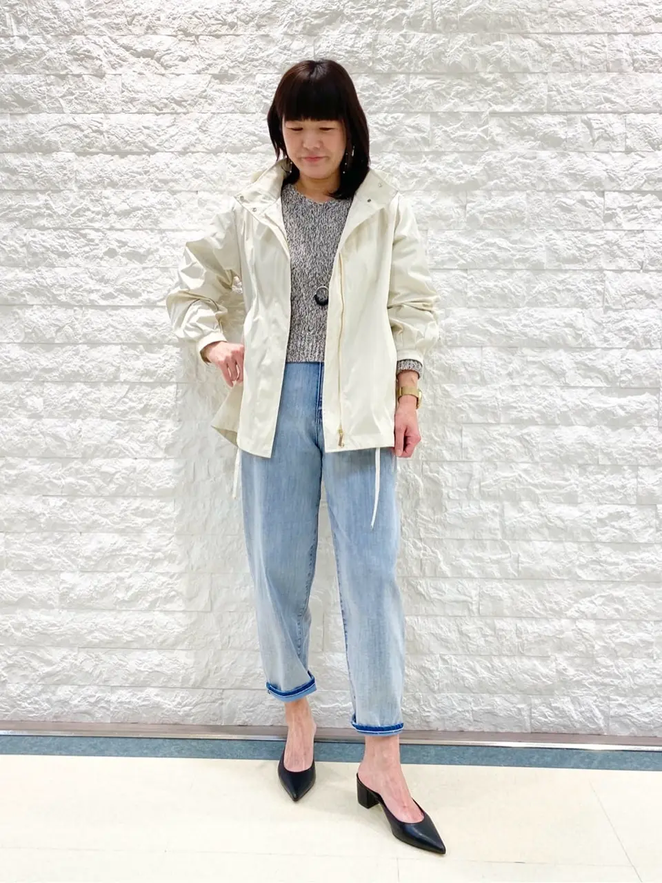 自由区 林 コーディネート画像