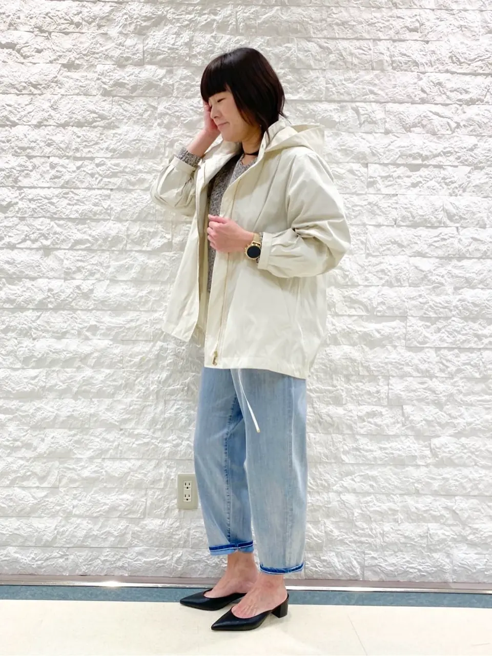 自由区 林 コーディネート画像