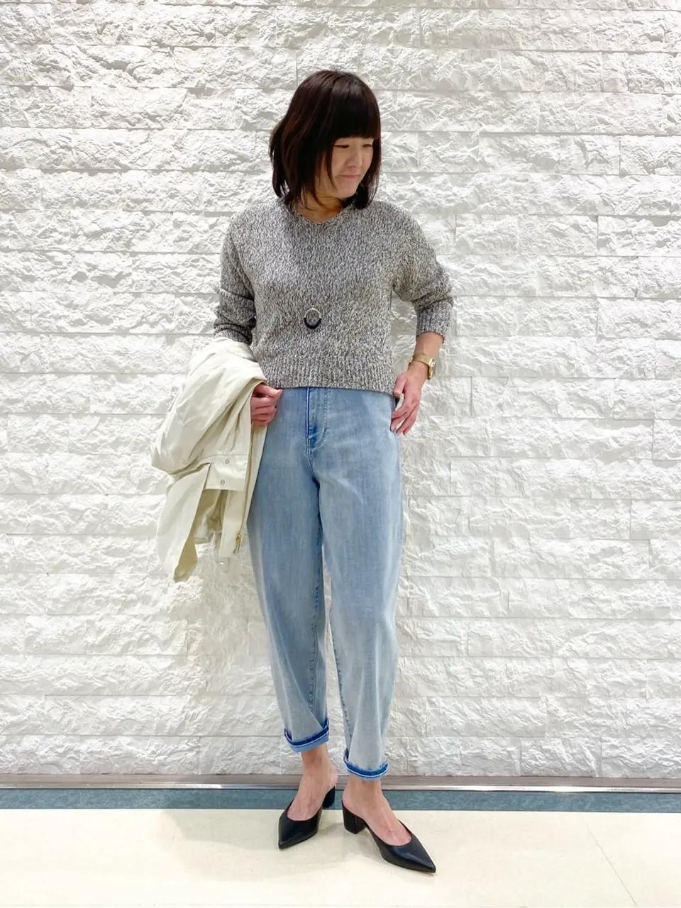 自由区 林 コーディネート画像