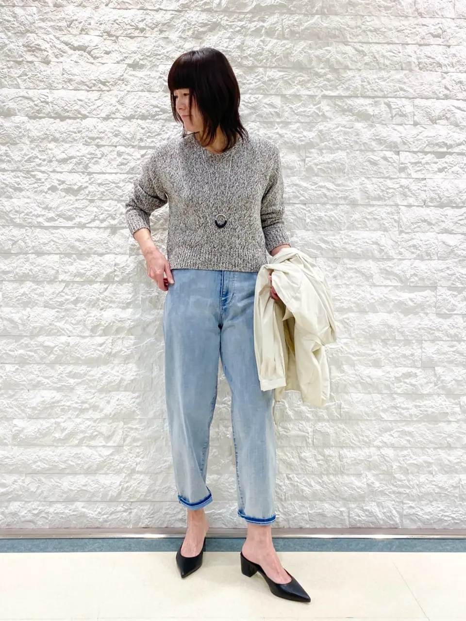 自由区 林 コーディネート画像