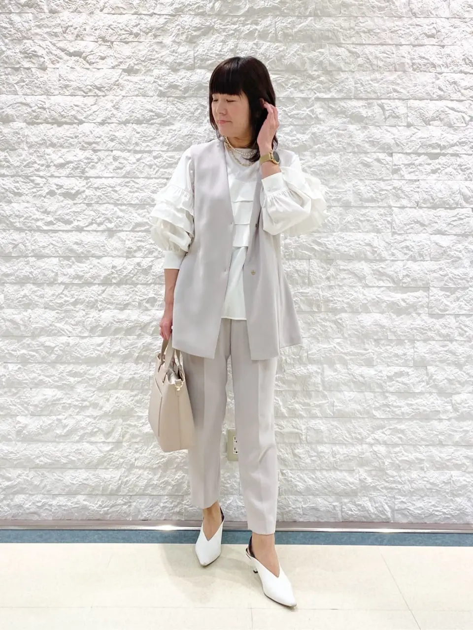 自由区 林 コーディネート画像