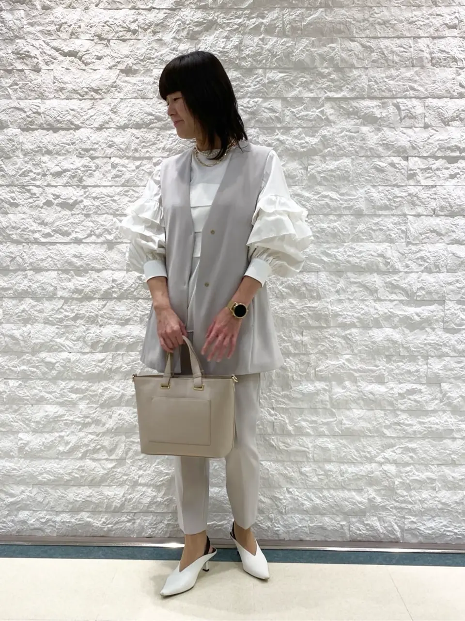 自由区 林 コーディネート画像