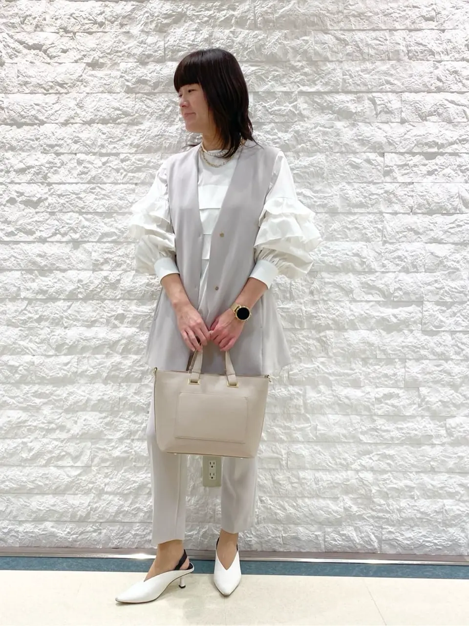 自由区 林 コーディネート画像