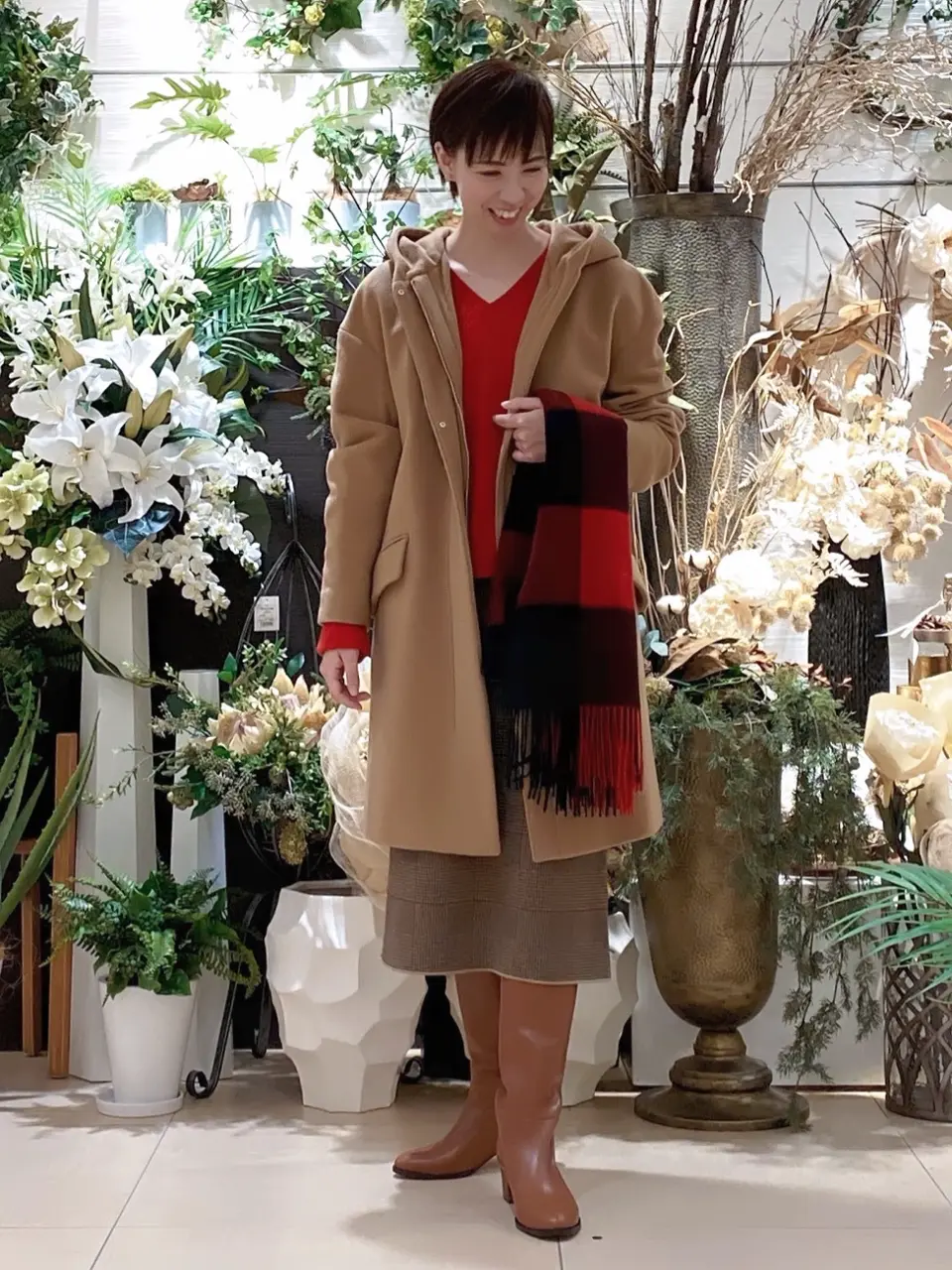  丸尾 コーディネート画像