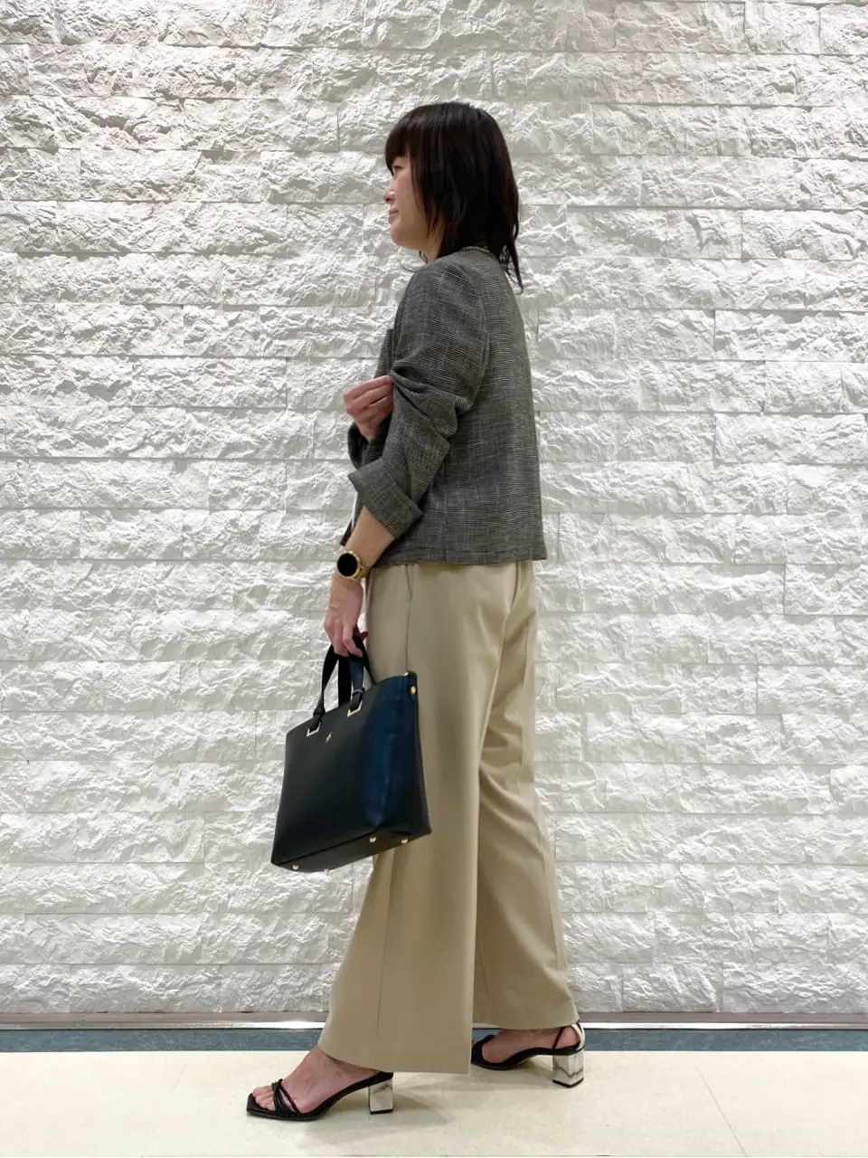 自由区 林 コーディネート画像