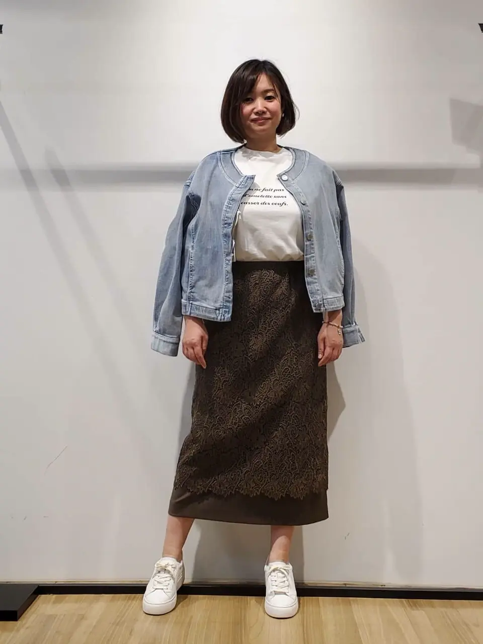 自由区 eri コーディネート画像