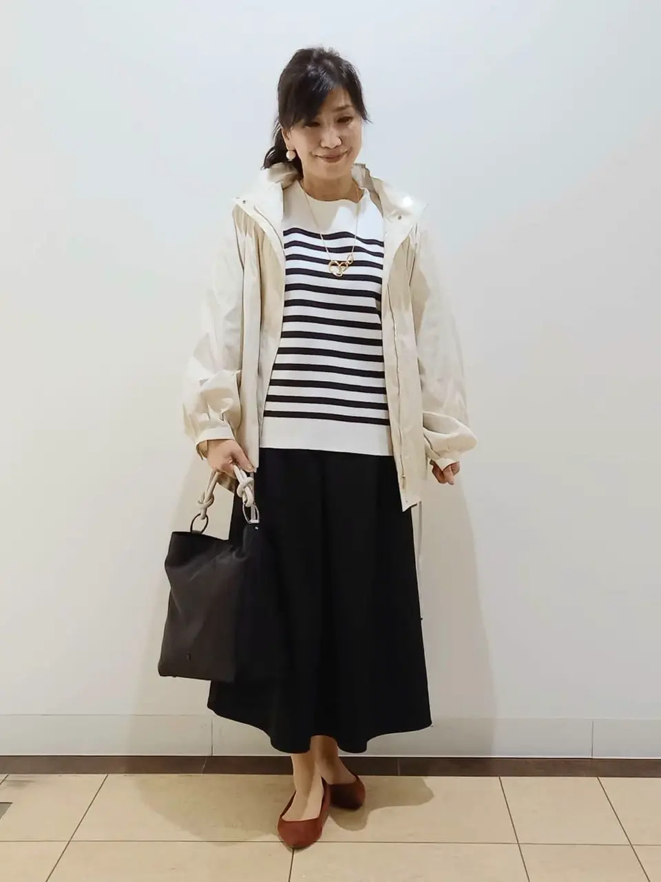 自由区 中川 コーディネート画像