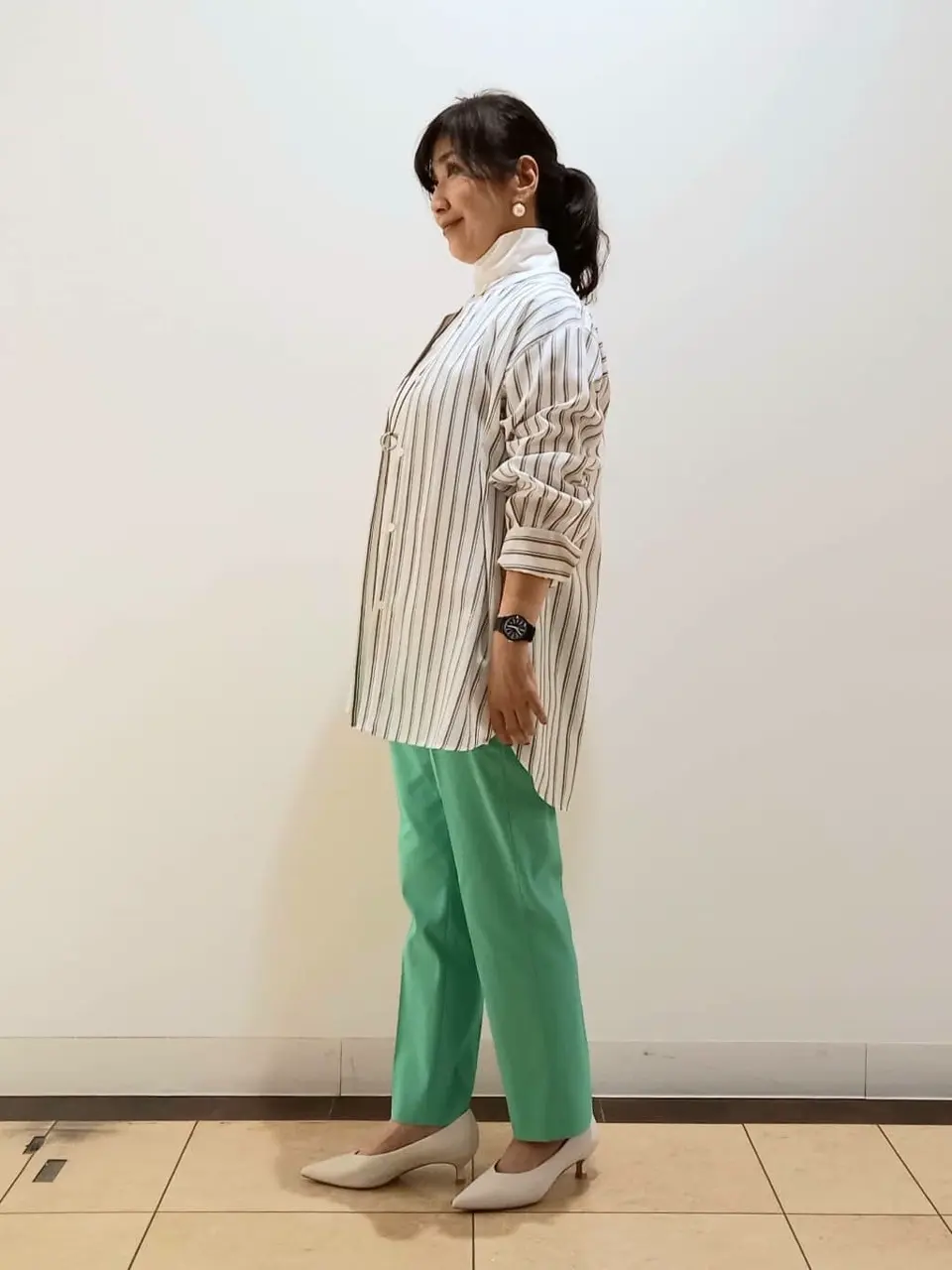 自由区 中川 コーディネート画像