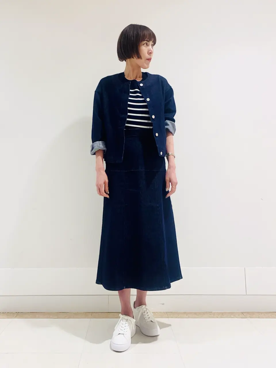 自由区 冨樫 コーディネート画像