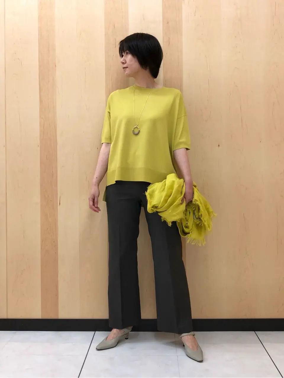 自由区 スタッフ コーディネート画像